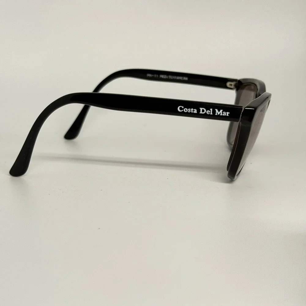 Costa‎ Del Mar Mediterranean MN-11 Black Sunglasses Vintage Japan Made Cat Eye